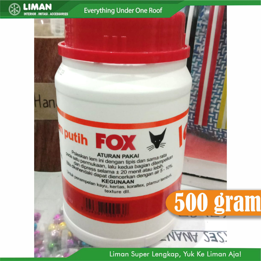 Lem Kayu Fox Putih 500 Botol