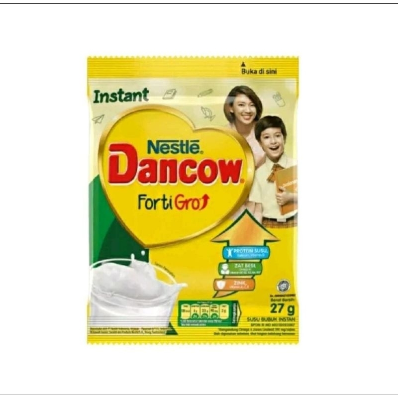 

Susu DANCOW Fortigro Sachet 27g - Susu Bubuk Fullcream Instan