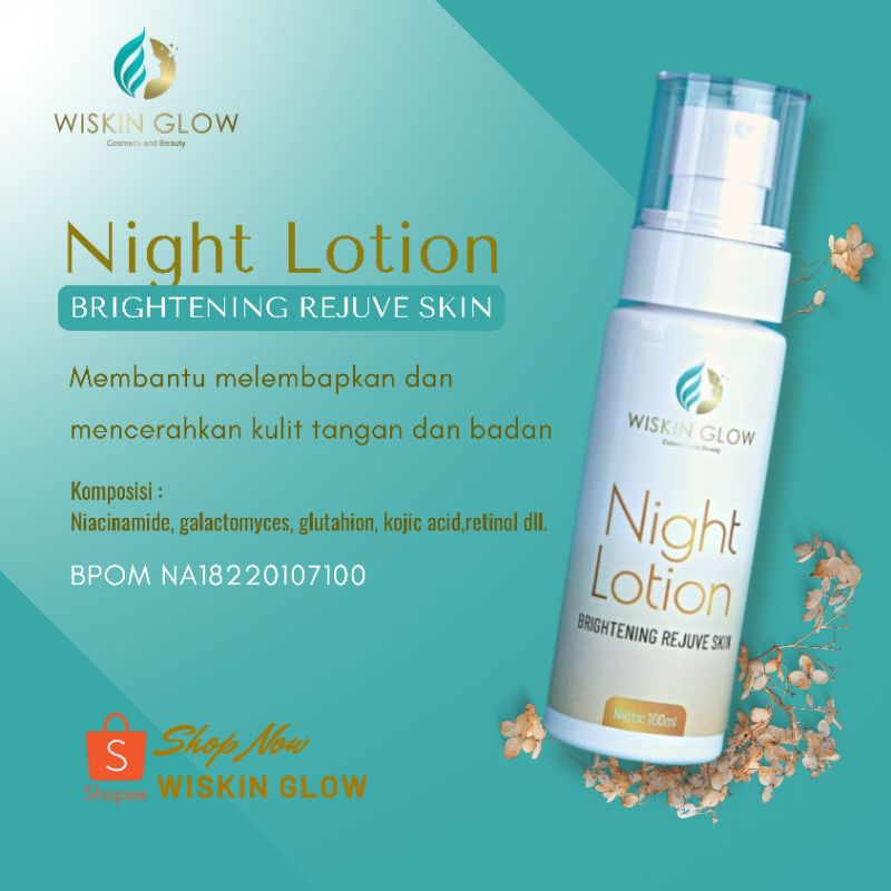 LOTION NIGHT WISKIN  GLOW