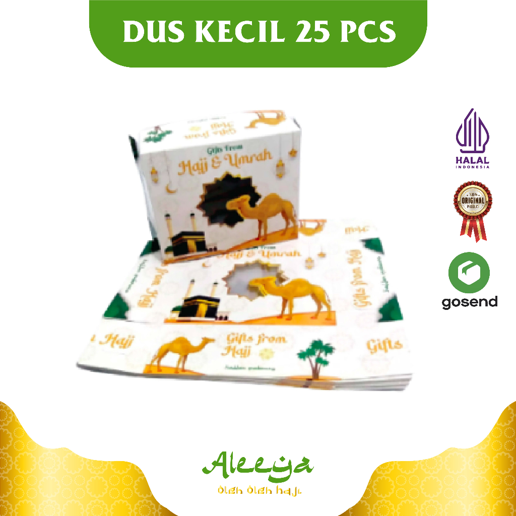 

Kardus kecil Kosong Oleh oleh Haji dan Umroh 25 Pcs / Dus Kotak Kosong Paket Oleh Oleh Haji dan Umrah 25 Pcs