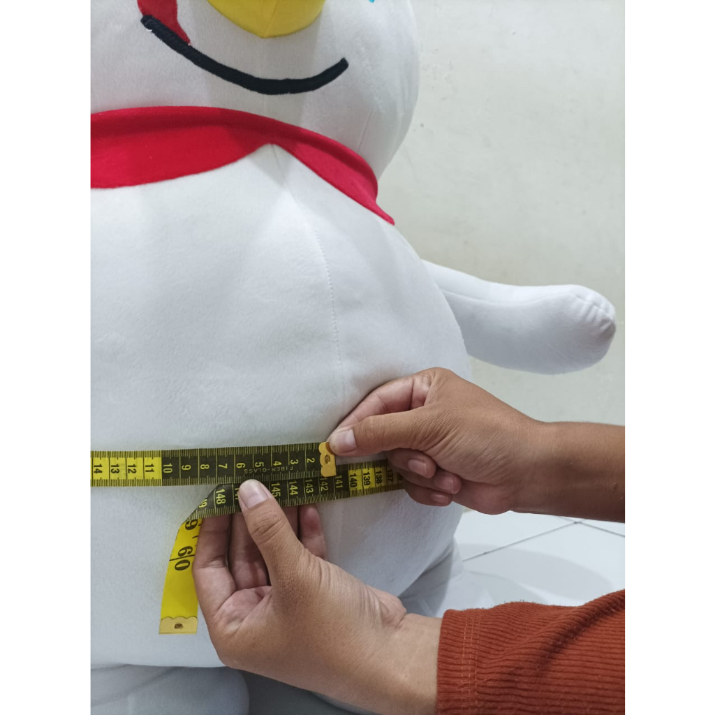 BONEKA SUPER JUMBO MIXUE KING SNOW TERBARU TINGGI 1 METER MEWAH MURAH