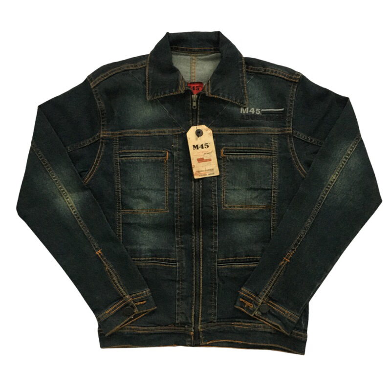 Istana Jeans   M45 Raw Denim Jeans Jacket Heritadge  |  Jaket Jeans Levis Pria Wanita
