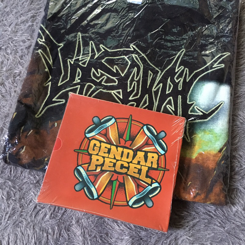 Monggo kaos band Viscral + CD gendar pecel origjnak resmiii not burgerkill adamantine