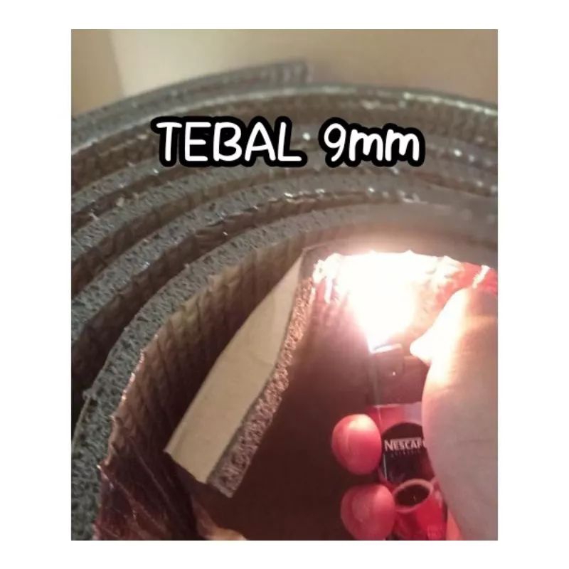 PEREDAM panas kap mesin / Alumunium foil 9mm