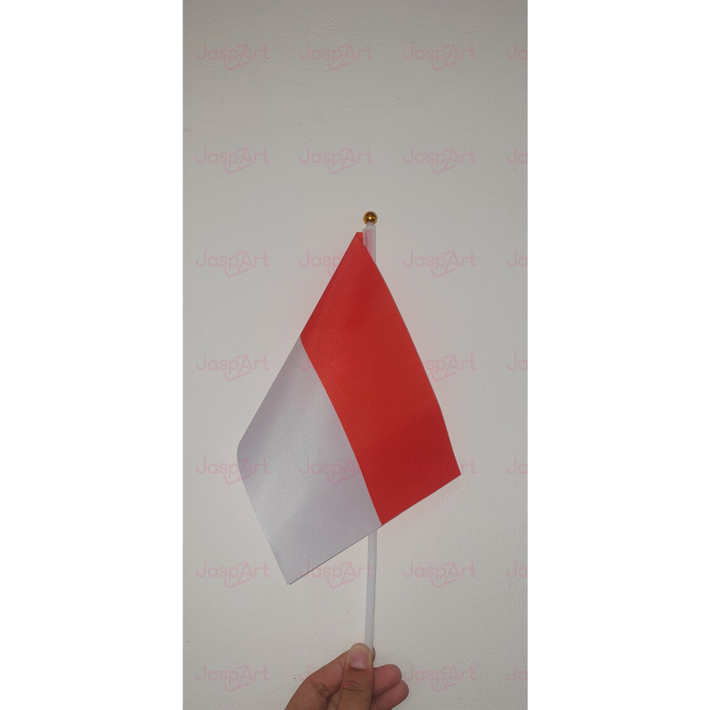 Bendera Kain Merah Putih Kecil Indonesia Pawai 17 Agustusan Bendera Tongkat Tangkai Merah Putih Kain Bendera Dirgahayu Hut RI