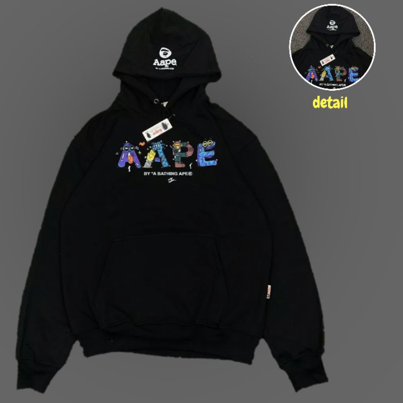 Jaket Hoodie Bathing Ape Bape x Spongebob / Bape x NASA/ Bape x One Piece Kualitas Surfing Distro