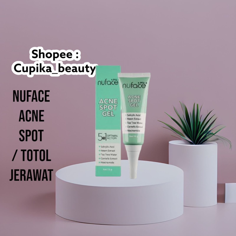 [ub,x] [ totol jerawat ]NUFACE Acne Spot Gel Treatment 15g