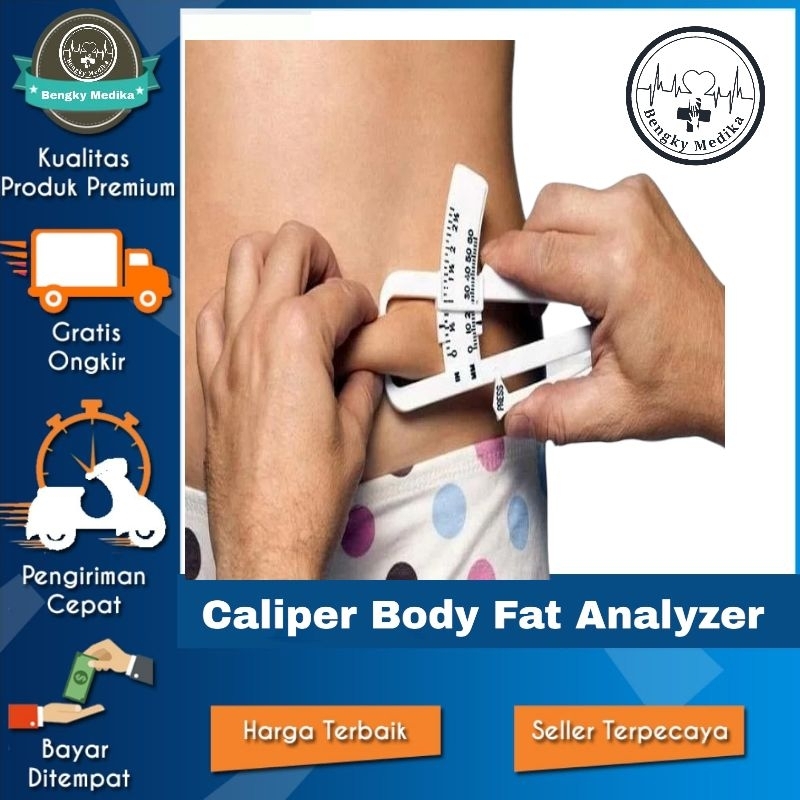 Body Fat Caliper   Tester Analyzer Fitness Slim  Alat Ukur Lemak