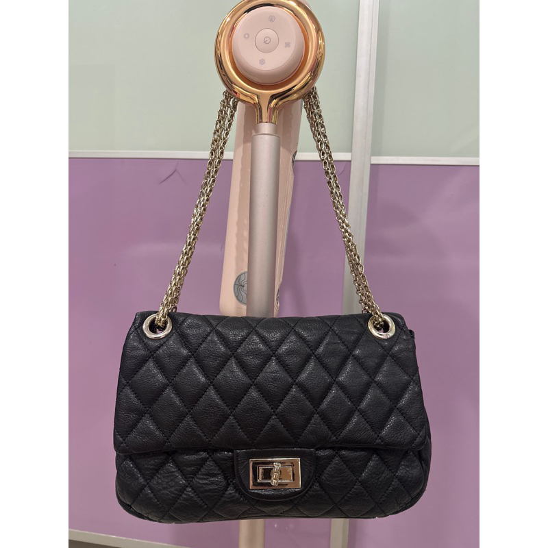 Ready Stock Authentic Icinoo Tas Rantai Kulit Asli Kondisi Prima mirip Channel Reissue