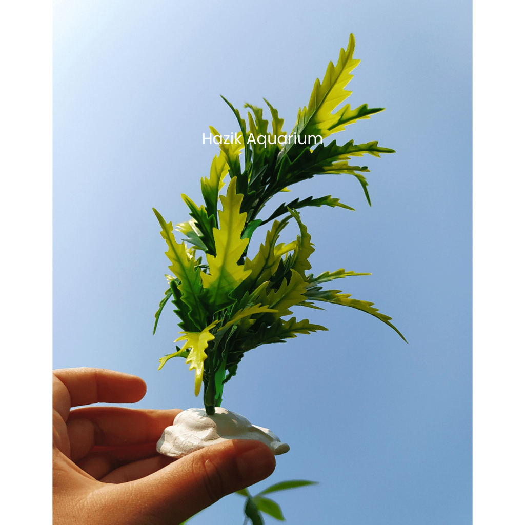 Bunga Tanaman Plastik Artificial Aquascape Aquarium