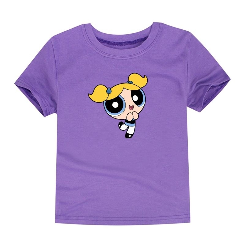 Kaos Anak Cewek Puffgirls Bubbles Baju Anak Lengan Pendek Atasan Anak Baju Oblong Kids 2-16Th Cod