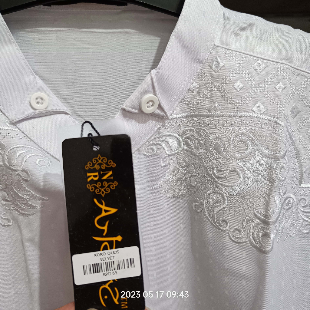 Baju Muslim Koko Pria Lengan Pendek Ar Riaz