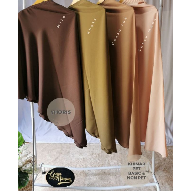 Jilbab Yorist Syar'i aneka Ped dan nonped
