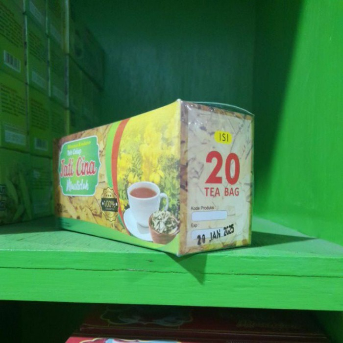 

Teh celup Jati Cina isi 20 kantong