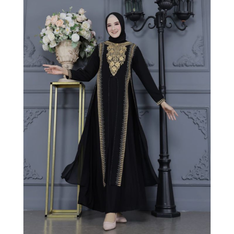 GAMIS ABAYA TURKEY BORDIR CELLINE