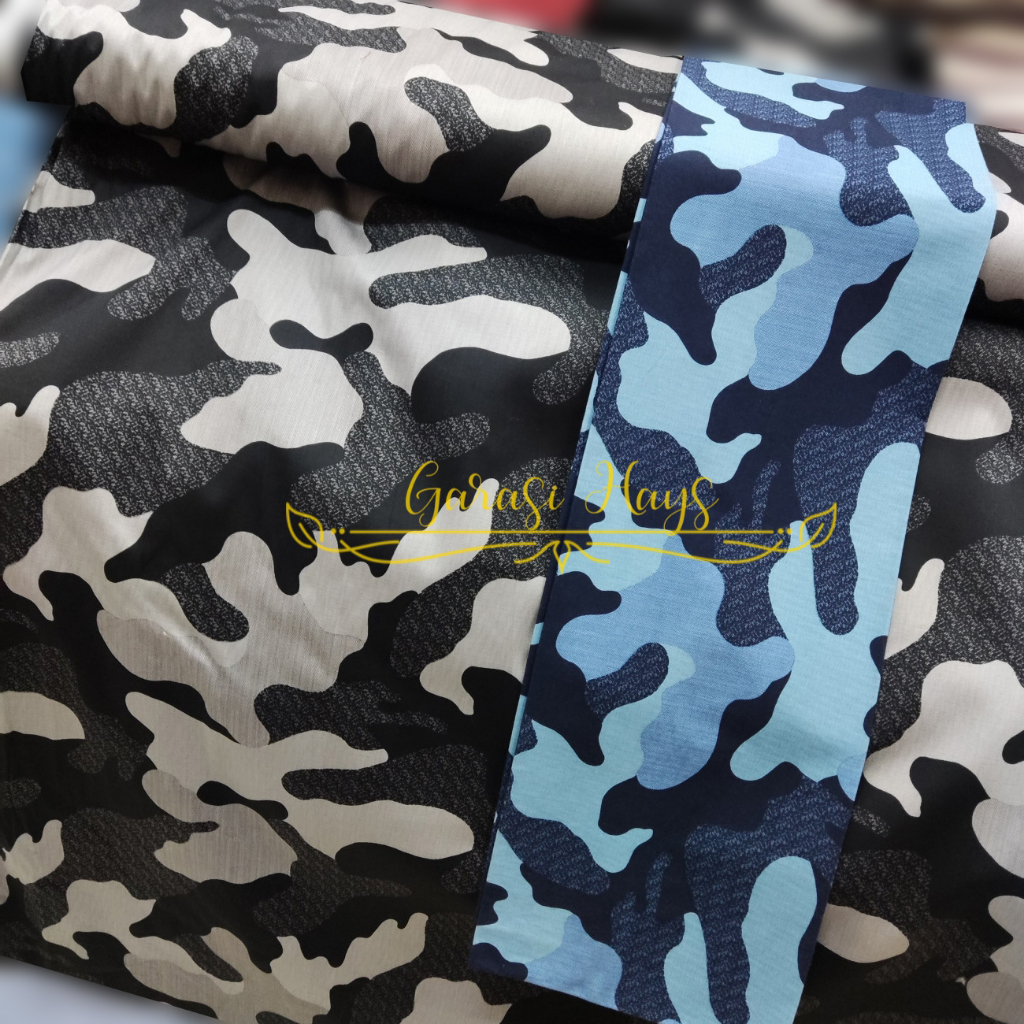 Kain Cotton Stretch Denim Army Katun Tentara Lebar 150 cm