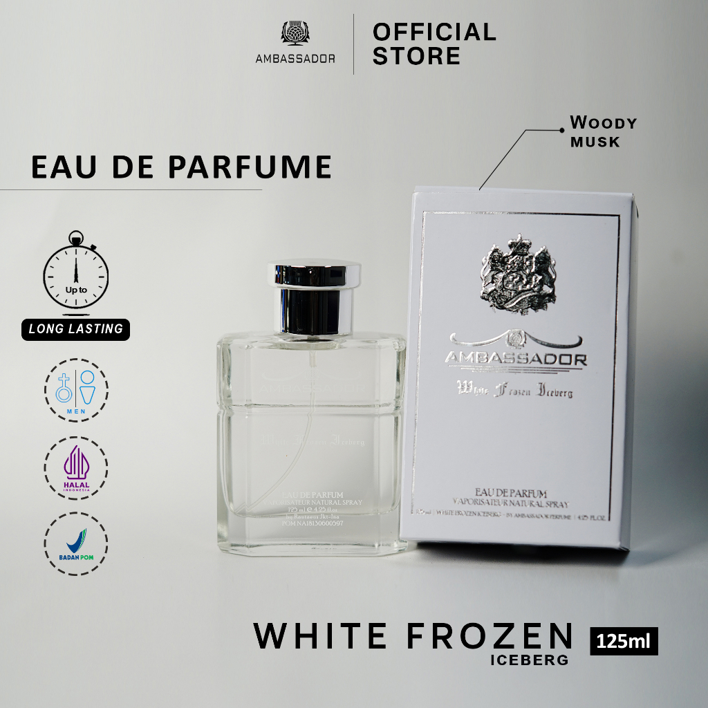 AMBASSADOR EAU DE PARFUME WHITE FROZEN 125ML