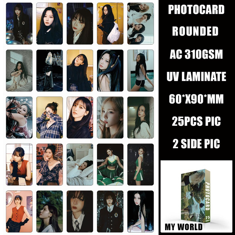 darurat.kpop - Photocard AESPA my world 1 set