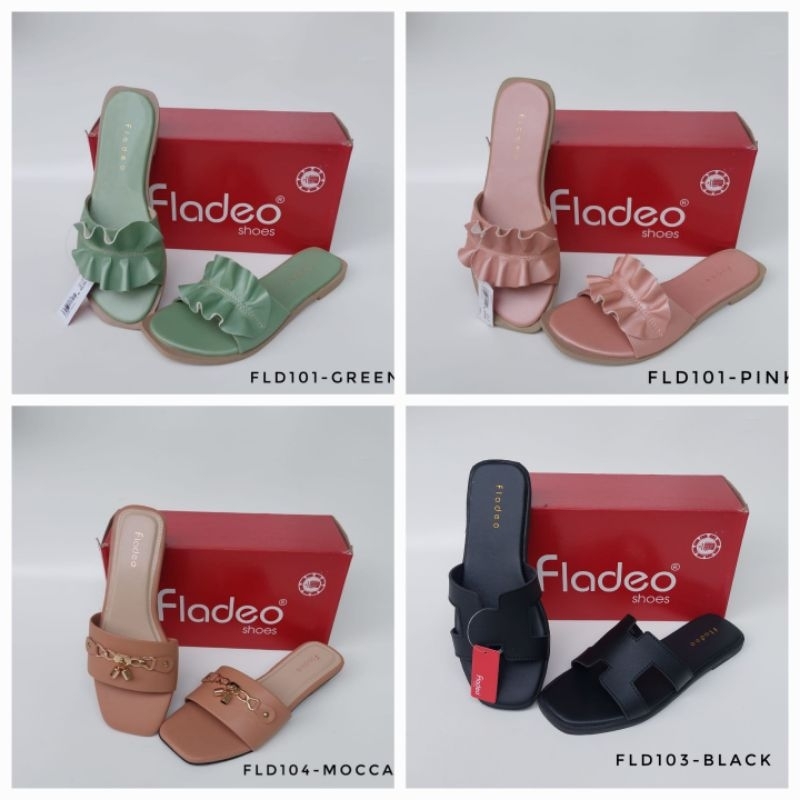 Sendal wanita sendal fladeo sendal teplek