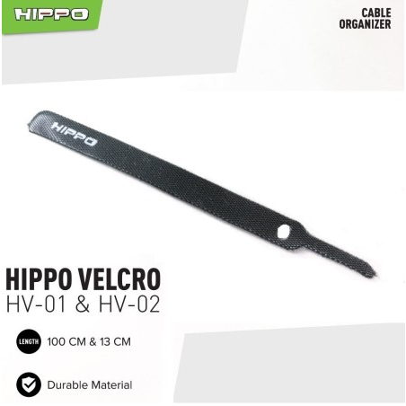 HIPPO VELCRO HV-02 HV02 Kabel Organizer Perekat Klip Kabel 13cm