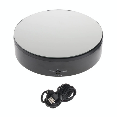 Base Tempat Display Putar 360 Derajat USB Rotating Turn Table Figure