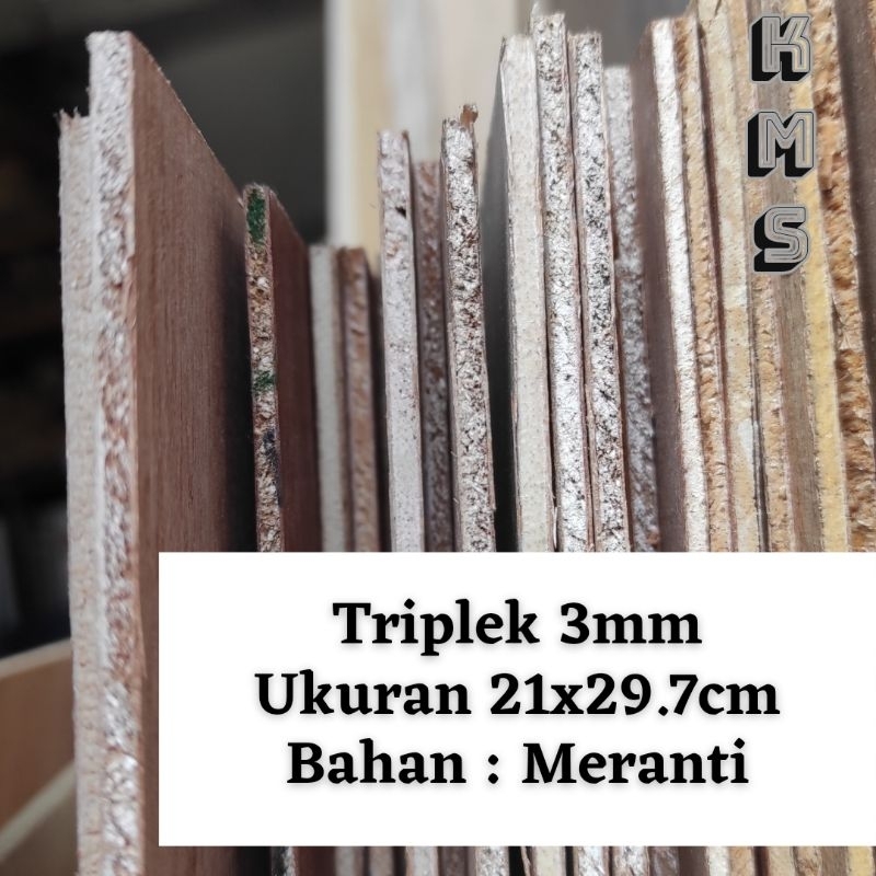 Triplek A4 21x30cm 3mm || BISA CUSTOM UKURAN GRATIS BIAYA POTONG