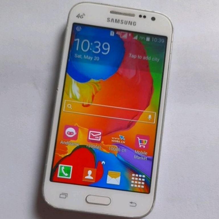 Hp jadul android Samsung galaxy Core prime 3G Plus Wifi Ram 1/8gb Second Original Normal cocok buat 