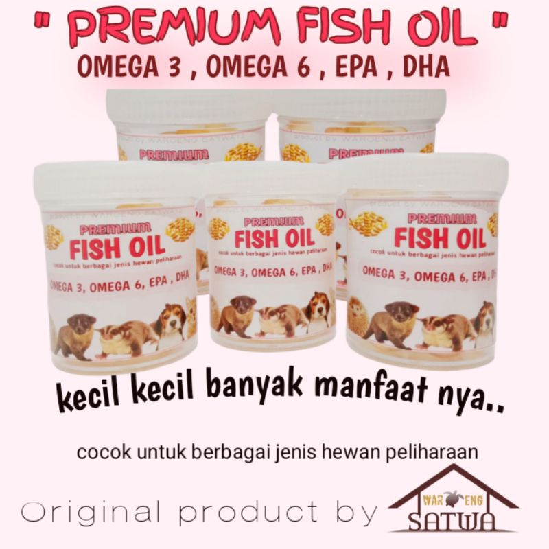 [WS12] MINYAK IKAN PREMIUM FISH OIL VITAMIN KUCING ANJING MUSANG LANDAK MINI SUGAR GLIDER AYAM VITAMIN FISH LIVER OIL SUPLEMEN KESEHATAN PERTUMBUHAN HEWAN REPTILE MURAH