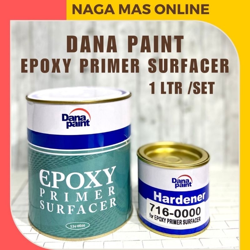 DANAPAINT EPOXY PRIMER SURFACER GREY / EPOXY ABU ABU / CAT DASAR
