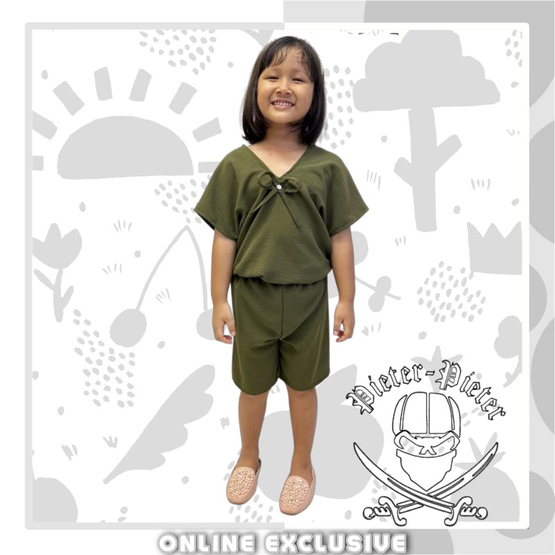 Setelan Anak Cringkel Daily Model Lili Airflow Usia 3-12 Tahun