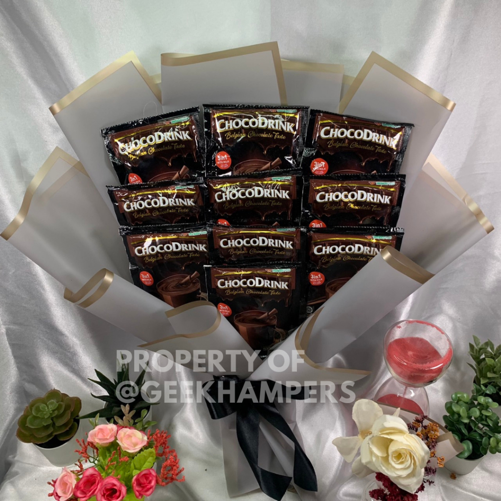 

Mini Buket Bouquet Bucket Chocodrink Coklat Belgian Murah Kado Hadiah Ulang Tahun Wisuda Sidang Kelulusan Snack Murah Banget