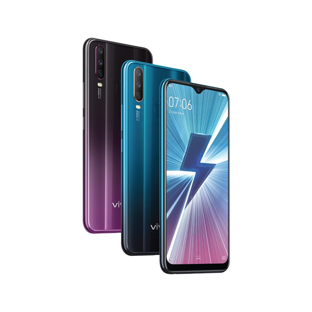 Vivo Y17 Ram 8GB Internal 256 GB Smartphone Garansi 1 Tahun