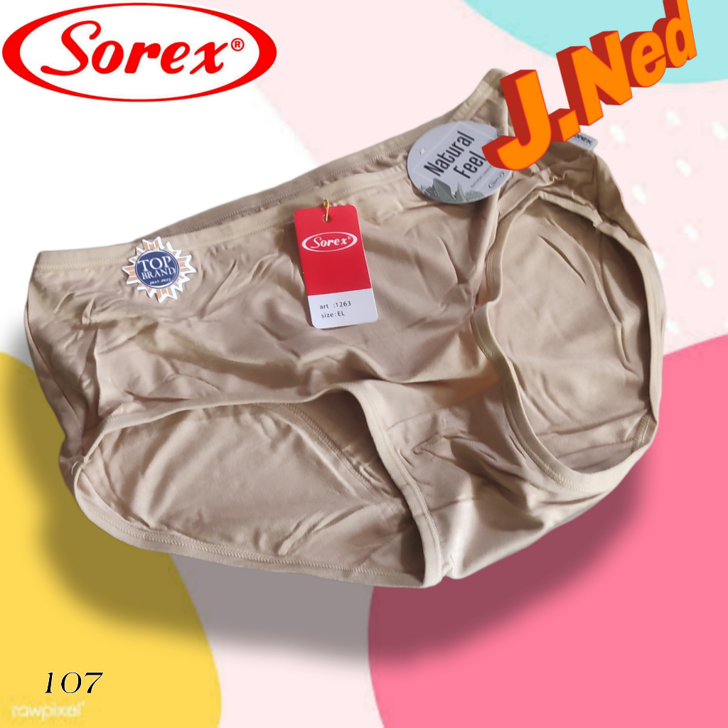 J107  SOREX CELANA DALAM WANITA DEWASA NATURAL SIZE M - XXL