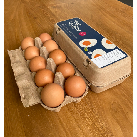 

RB Telur Ayam Negri Negeri Segar Kemasan 10 btr dari Kandang NKV