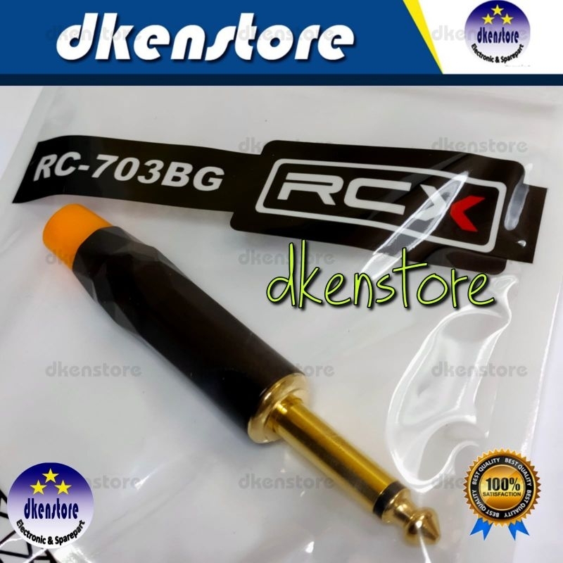 Jek Akai Mono RCX Diamond RC703 Konektor 6.5mm Gitar Mic