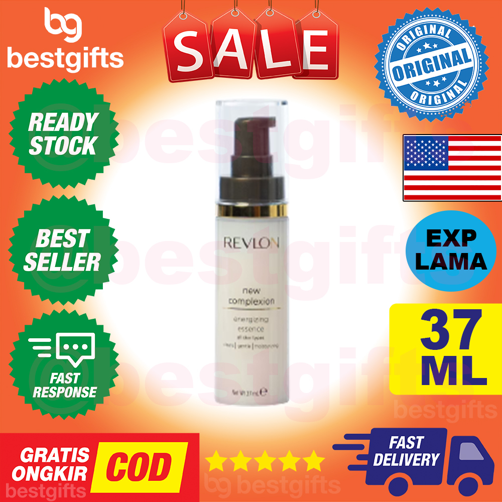 REVLON NEW COMPLEXION ENERGIZING ESSENCE MENCERAHKAN DAN MELEMBABKAN  37 ML