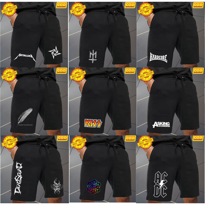 BOXER METALICA MATERBAL HARDCORE AFTERSEX KISS ASKING DEADSQUAD / CELANA PENDEK / PAKAIAN DALAM / BO