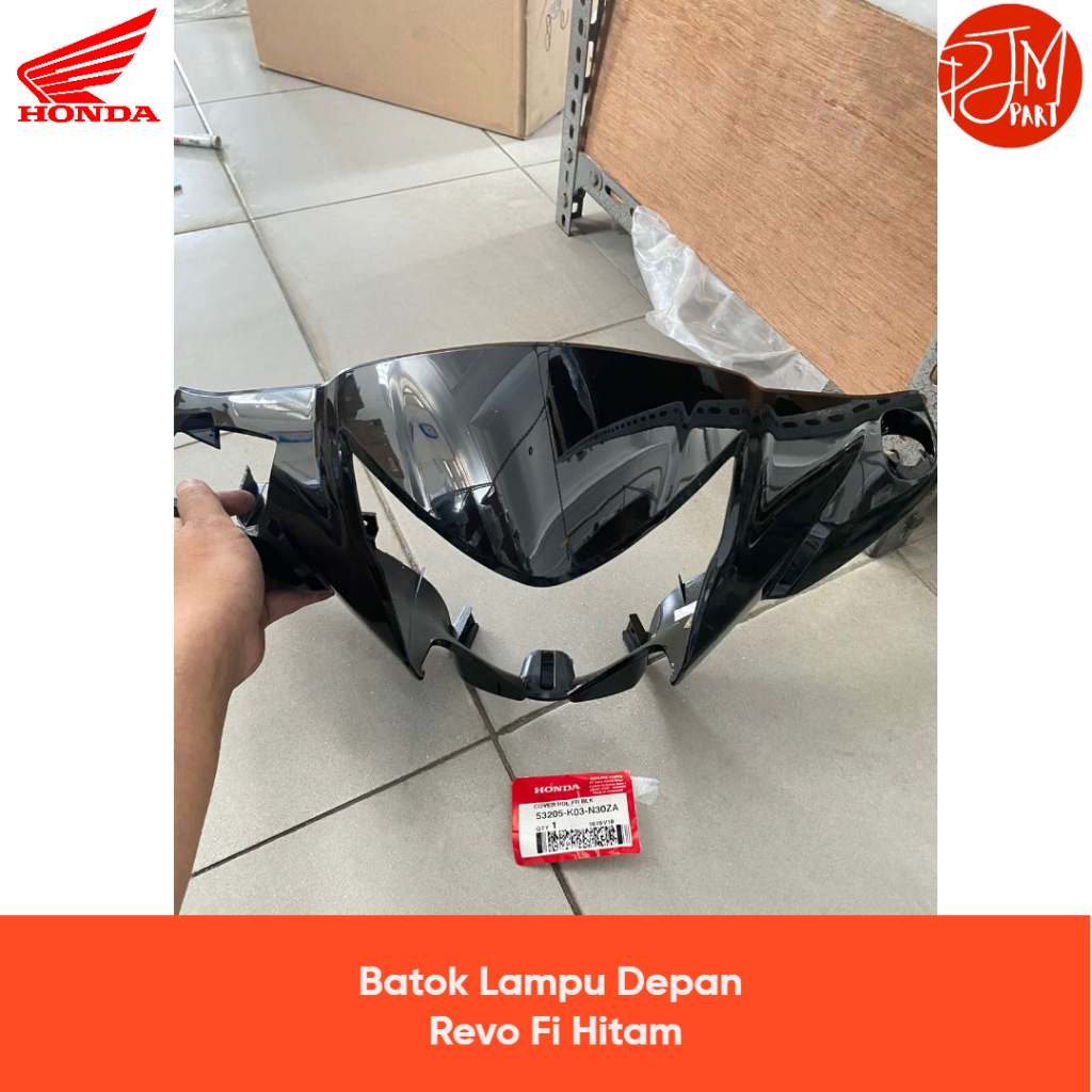 53205-K03-N30ZA Batok Lampu Depan Revo Fi Hitam
