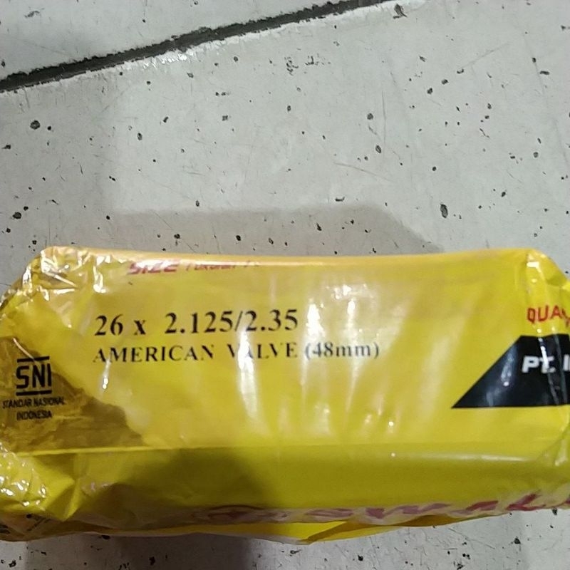 ban dalam sepeda Swallow ukuran 26 pentil panjang