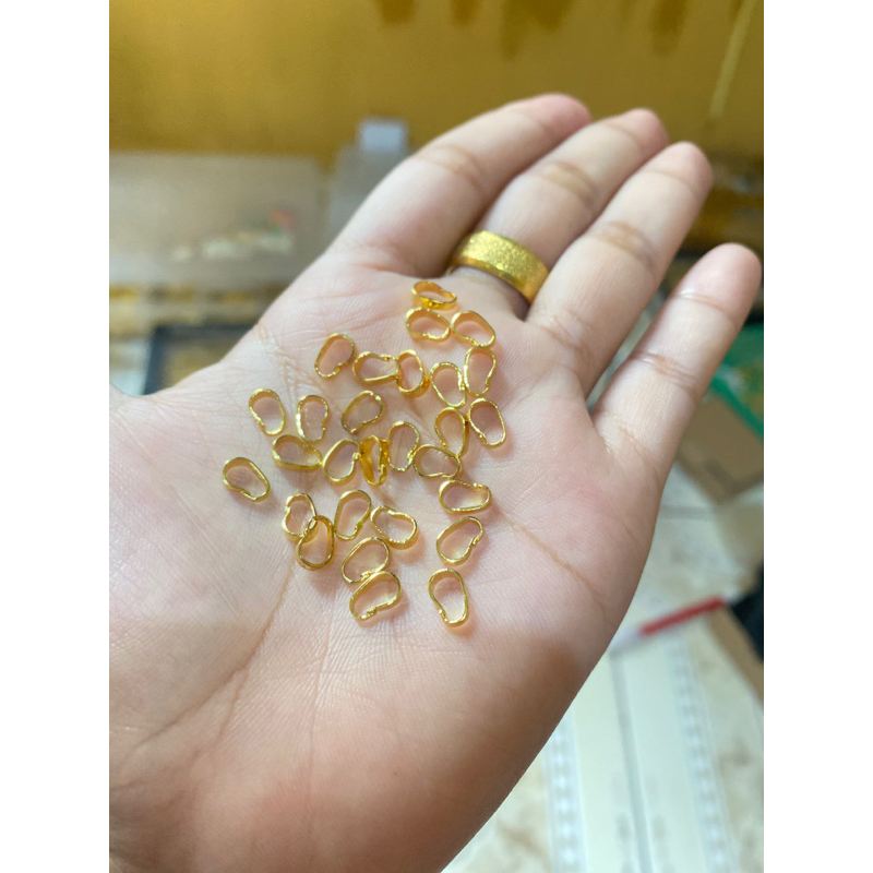 Kokot Liontin Warna 24K Lapis emas