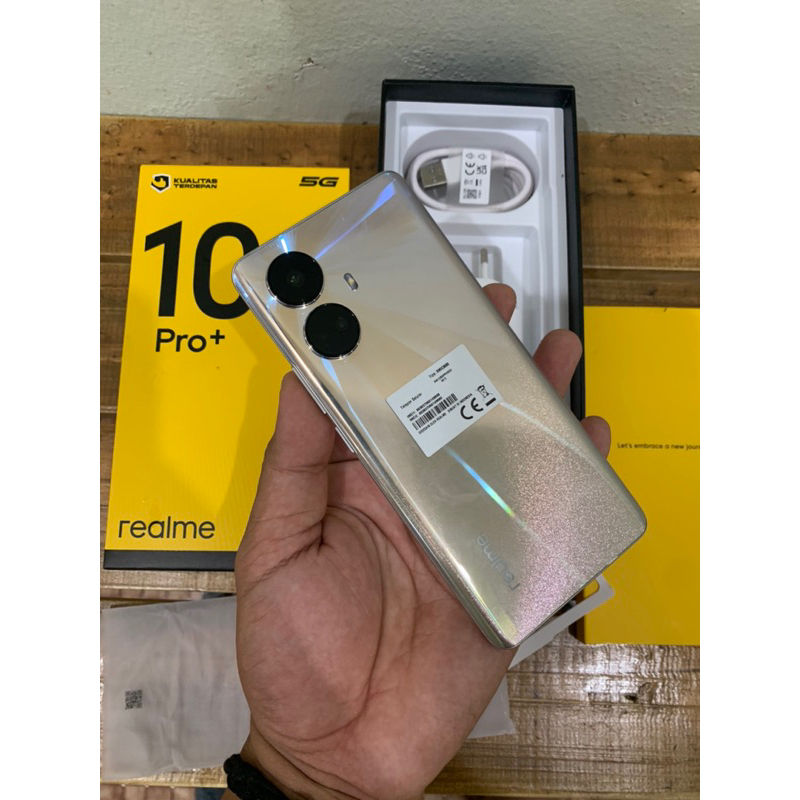 Realme 10 Pro Plus 5G 12/256 GB Fullset Garansi