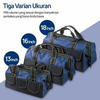 Tas Perkakas Storage Tool Bag Waterproof Wear Resistant - A03403/A03402/A03140