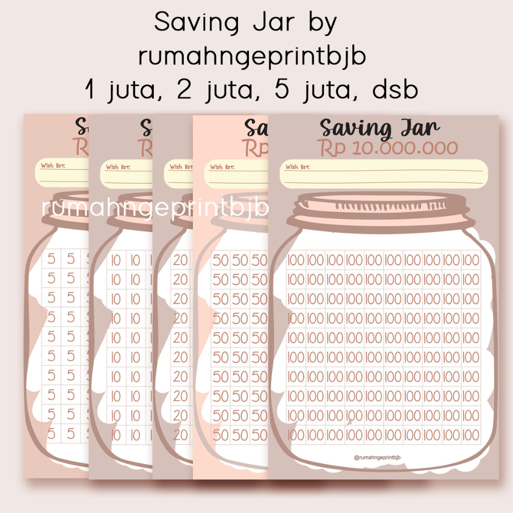 

HAWO SAVING JAR A6 MENABUNG ASIK SAVING CHALLENGE