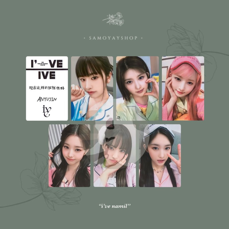 Photocard Unofficial Ive I've Version 1 2 3 Jewel Case Pre-Order Benefit Pob Mmt Namil Soundwave Luc