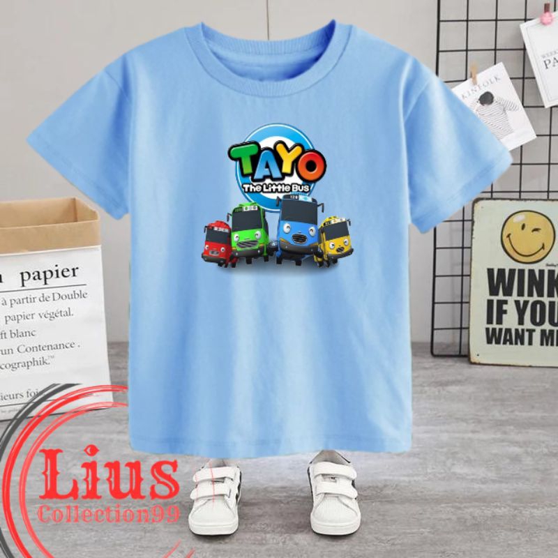 Kaos Anak Tayo The Little Bus ( 2 - 13 Tahun ) Unisex