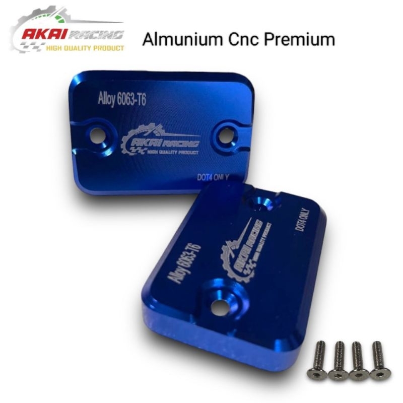 Tutup minyak Rem Almunium Censi Premium Akai Racing Pcx150 Pcx160 Pnp