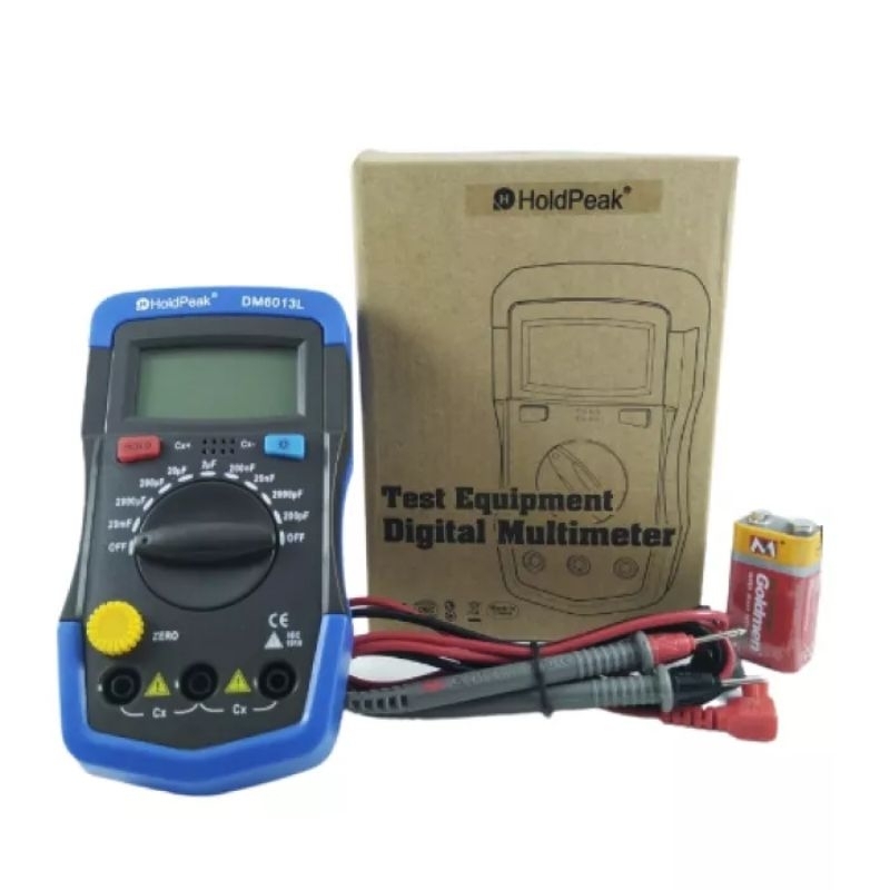 Multitester ELCO/Capasitor Meter HOLDPEAK DM6013L
