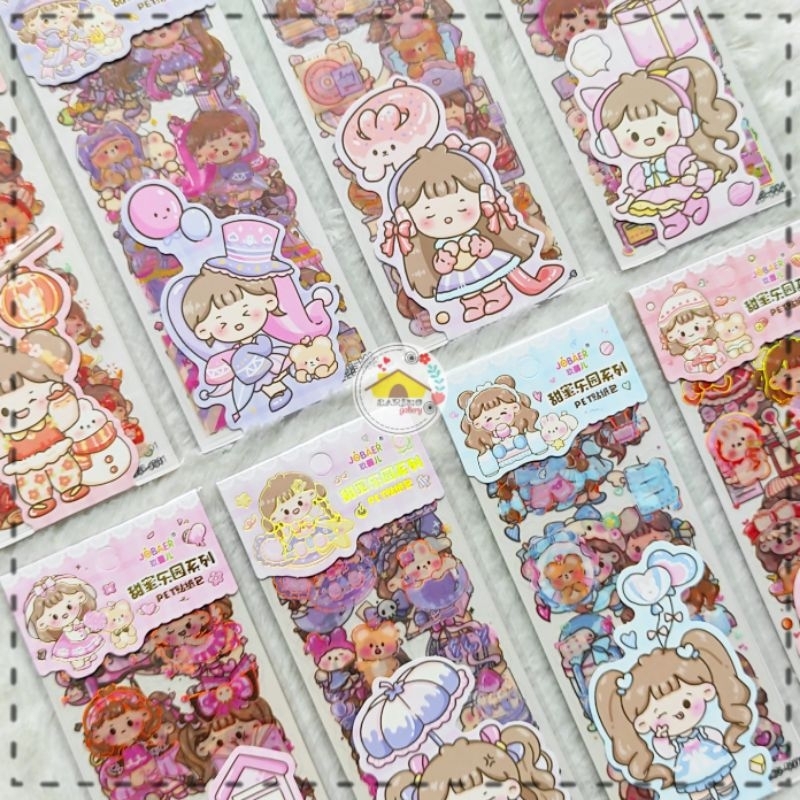 

Stiker JOBAER SWEET PARADISE Series - 4 Sheet