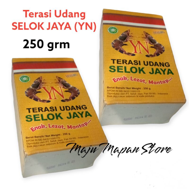 

Terasi Udang Selok jaya YN 250 grm