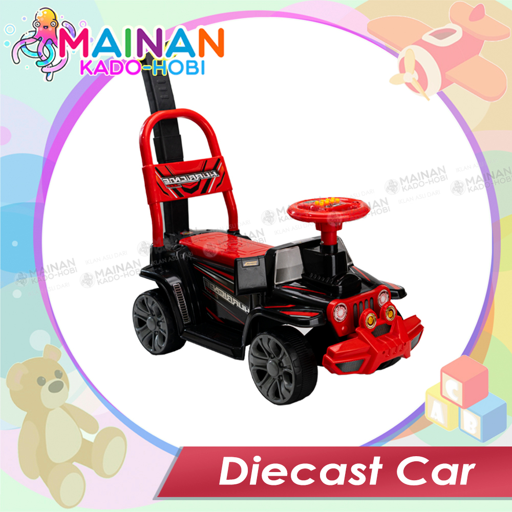 HADIAH MAINAN ANAK LAKI DIECAST DORONG RIDE ON SEPEDA CAR MOBIL JEEP PREMIUM